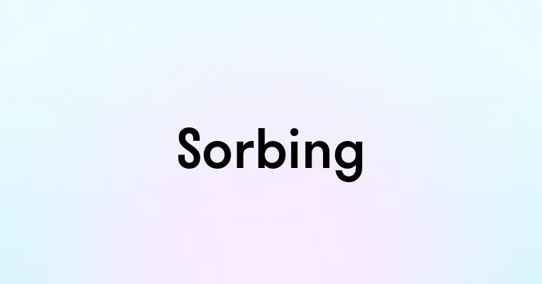 Sorbing