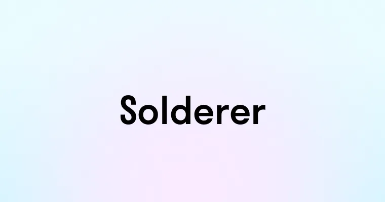 Solderer