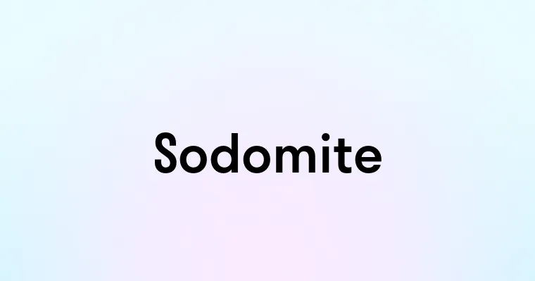 Sodomite