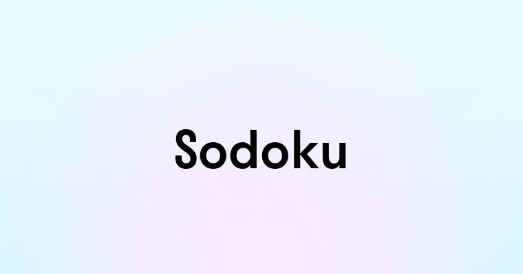 Sodoku