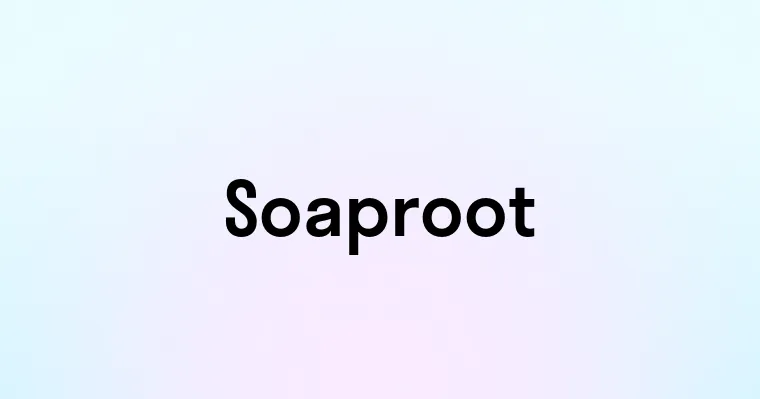 Soaproot