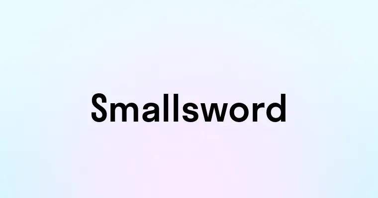 Smallsword