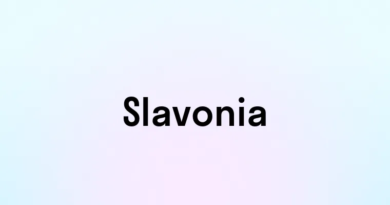 Slavonia