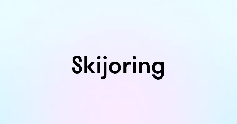 Skijoring