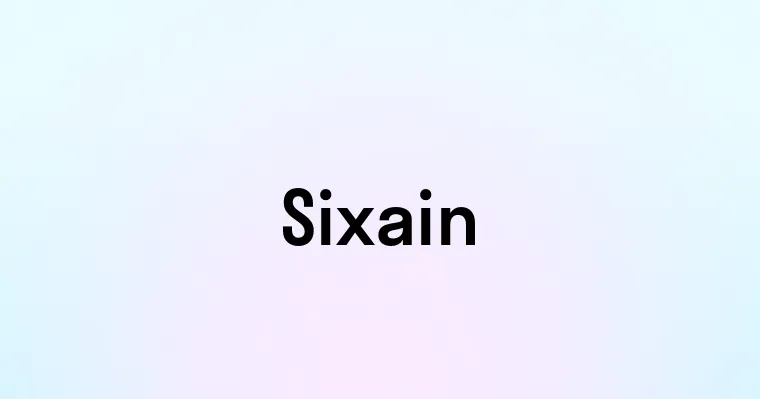 Sixain