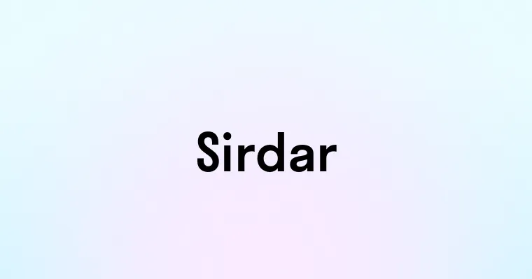 Sirdar