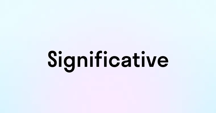 Significative