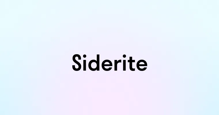 Siderite