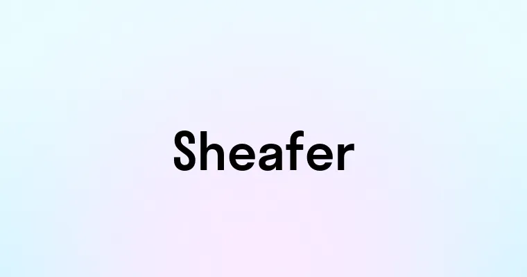 Sheafer