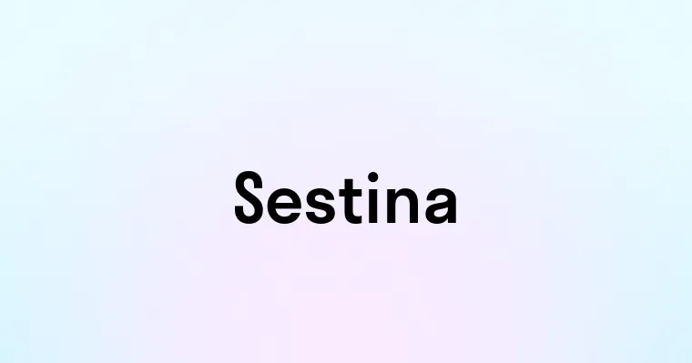 Sestina