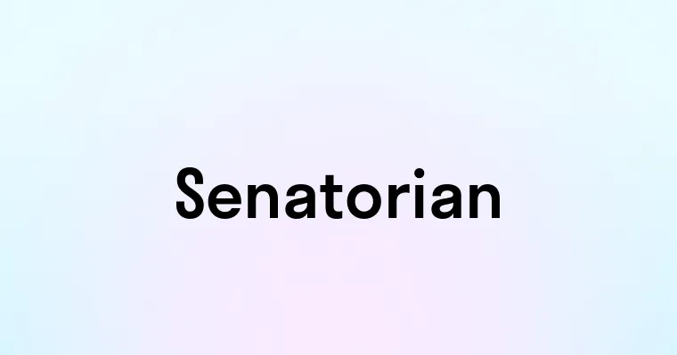 Senatorian