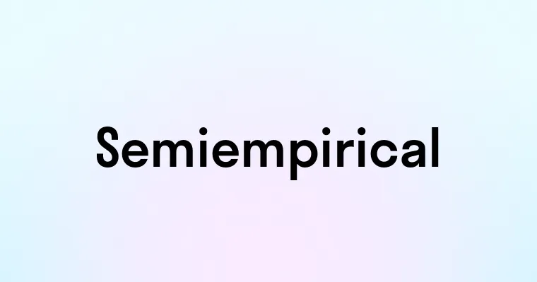 Semiempirical