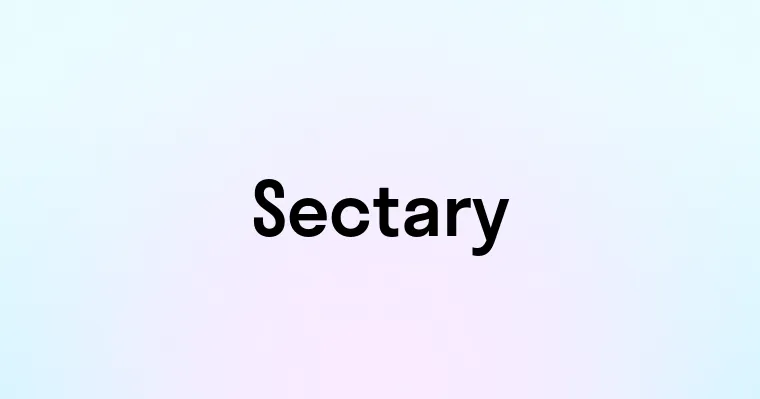 Sectary