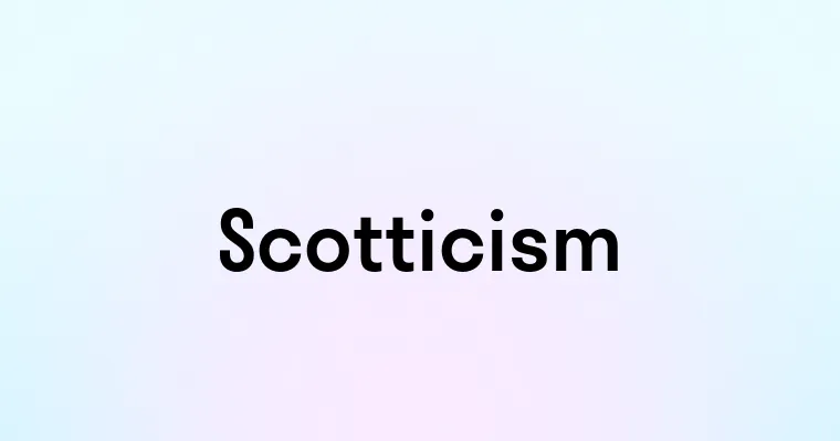 Scotticism