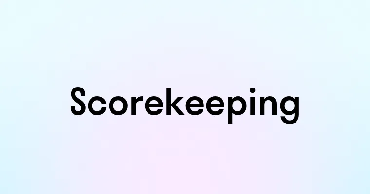 Scorekeeping