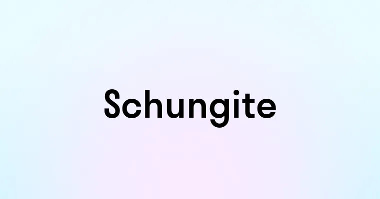 Schungite