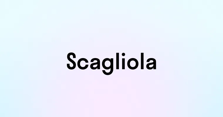 Scagliola