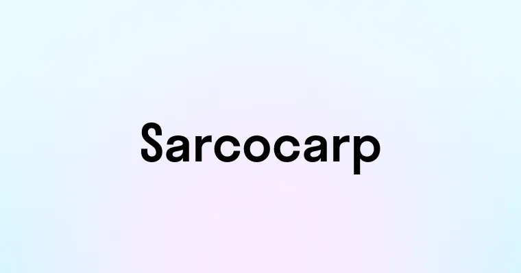 Sarcocarp