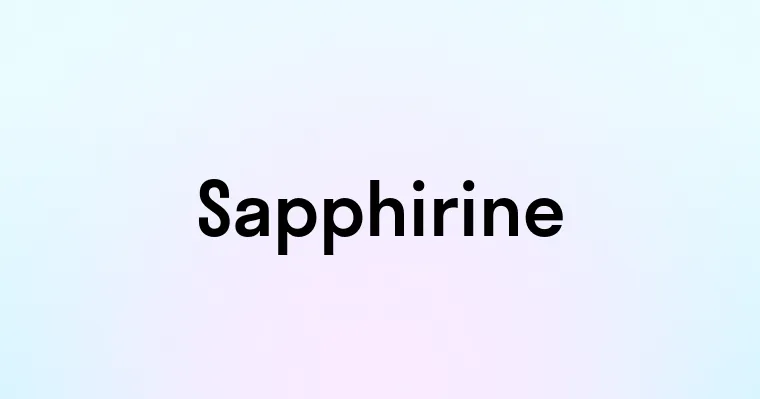 Sapphirine