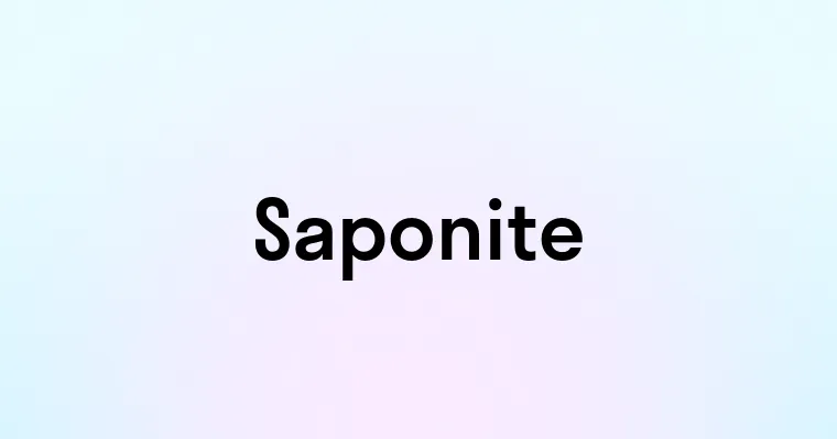 Saponite