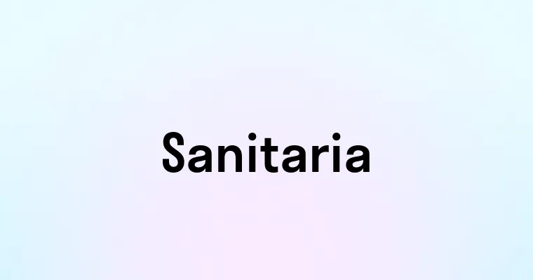 Sanitaria