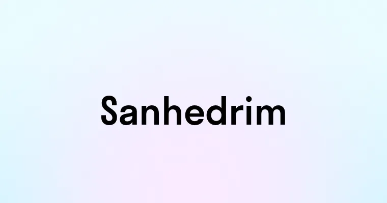 Sanhedrim