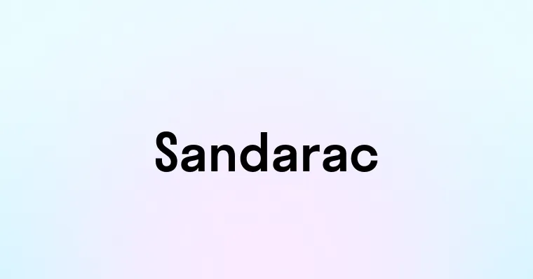 Sandarac