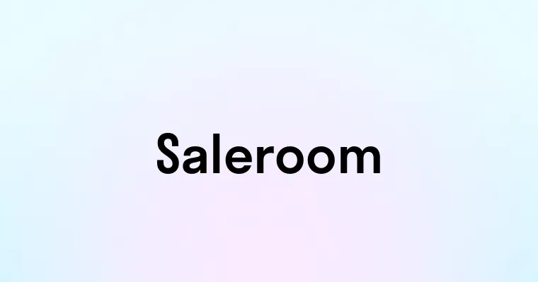 Saleroom