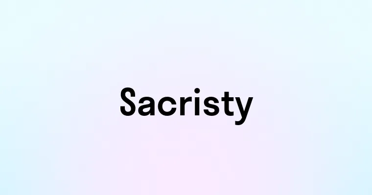 Sacristy