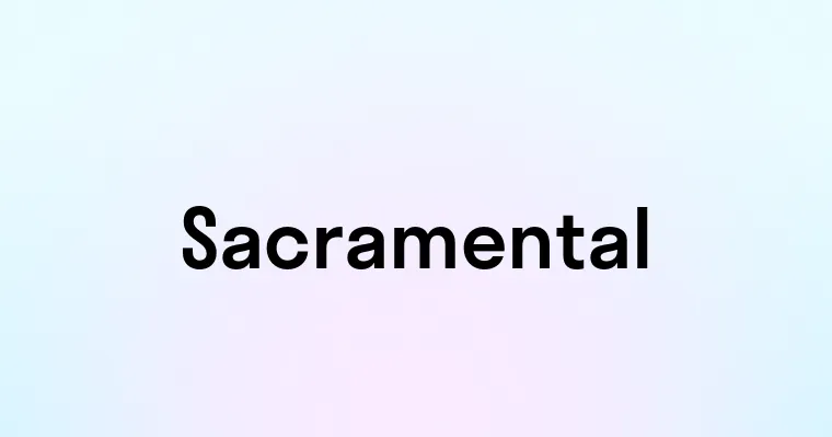 Sacramental