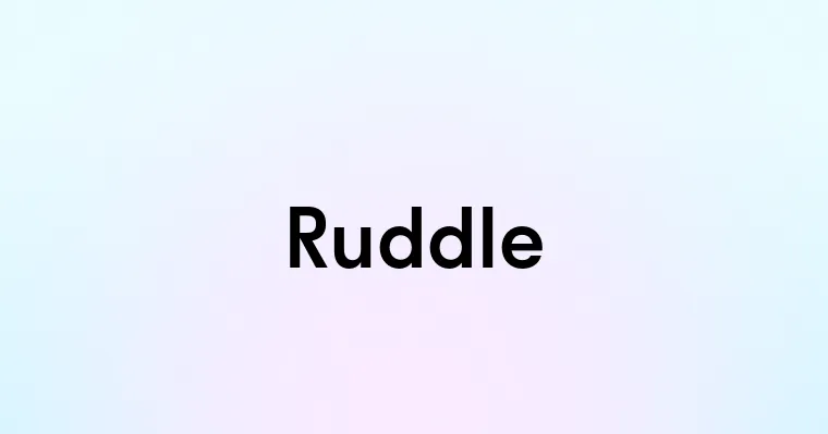 Ruddle