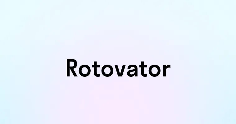 Rotovator