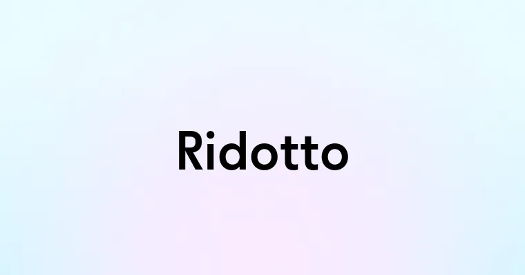 Ridotto