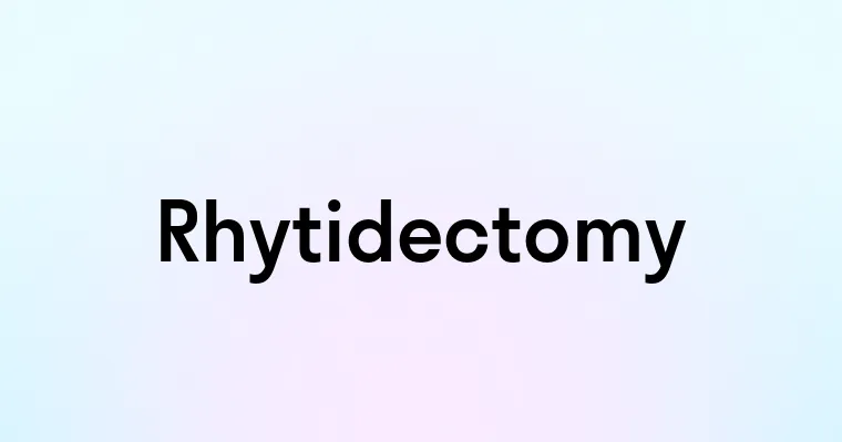 Rhytidectomy