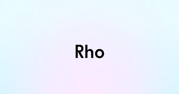 Rho