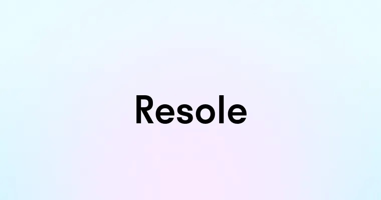 Resole