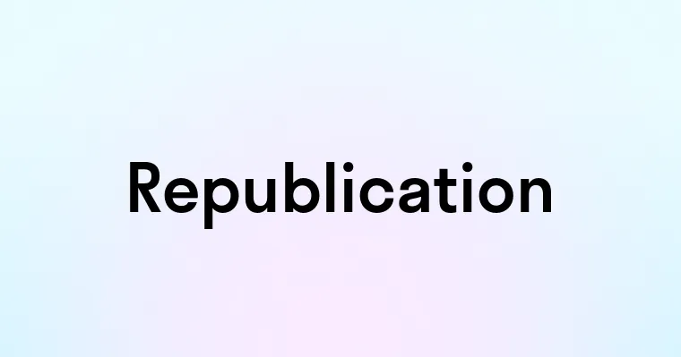 Republication