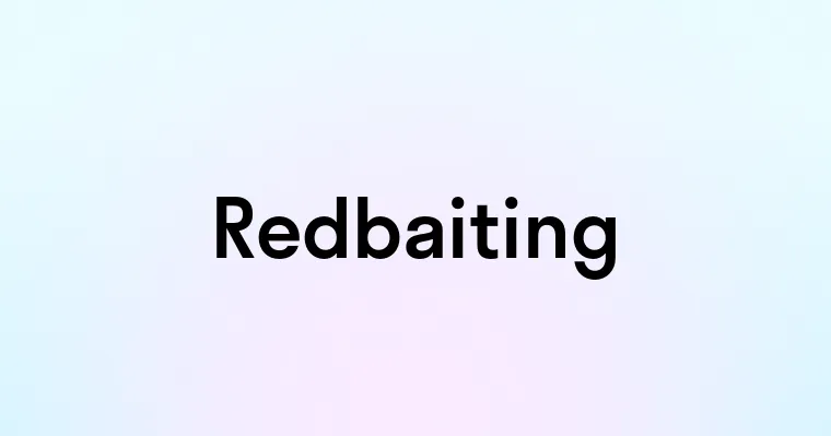 Redbaiting