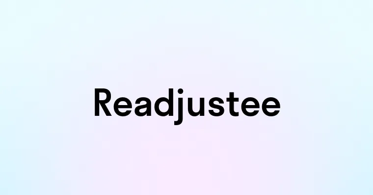 Readjustee