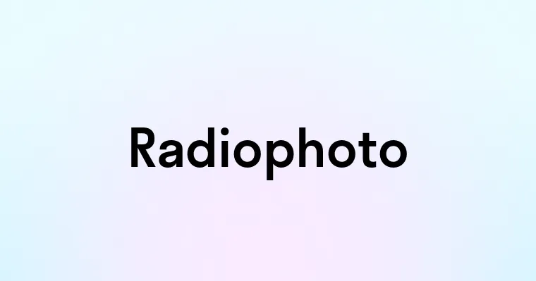 Radiophoto