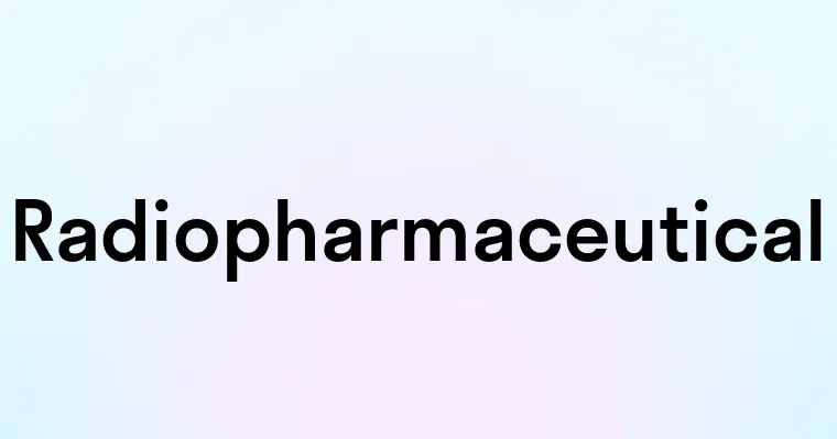 Radiopharmaceutical