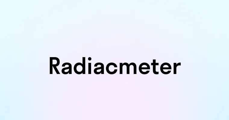 Radiacmeter