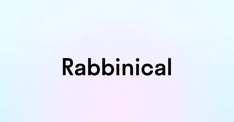 Rabbinical