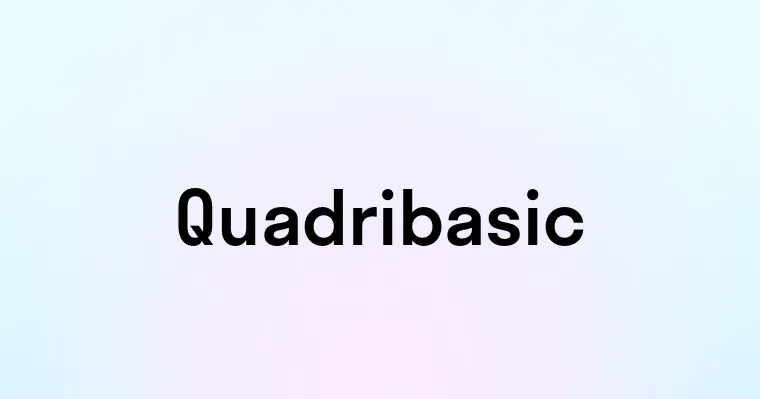 Quadribasic