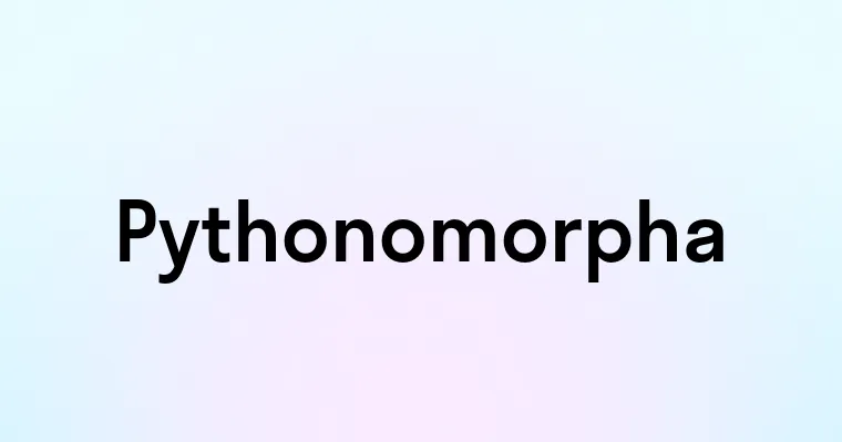 Pythonomorpha