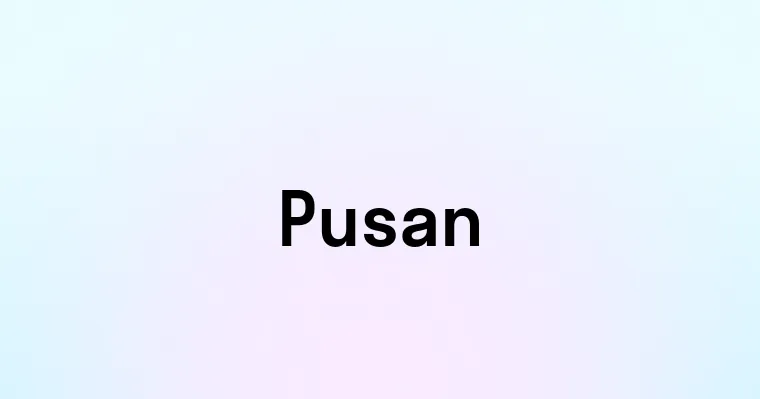 Pusan