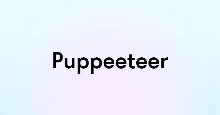 Puppeeteer