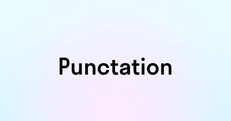 Punctation