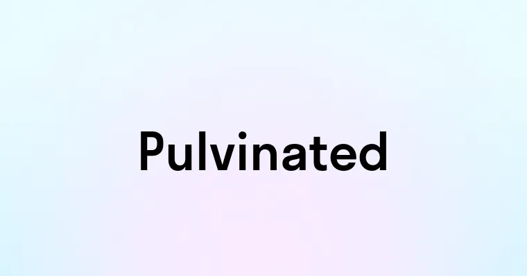 Pulvinated