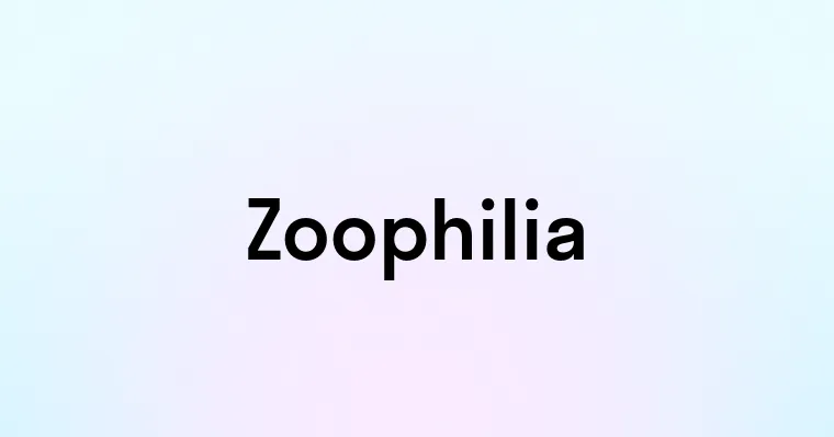 Zoophilia